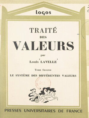 cover image of Traité des valeurs (2)
